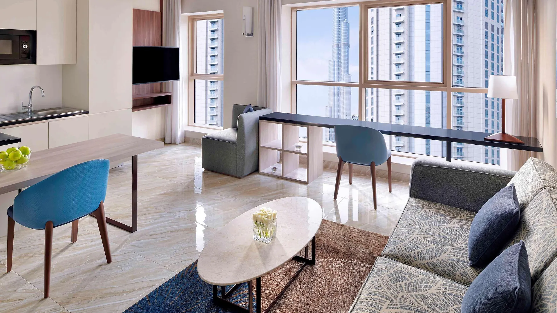 ***** Lägenhetshotell Mövenpick Hotel Apartments Downtown Dubai Förenade Arabemiraten